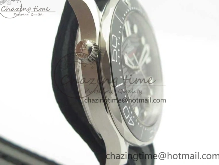 0324 2018 Seamaster Diver 300M VSF Best Edition Black Ceramic Dial on Black Gray Nato Strap A Unique 8057